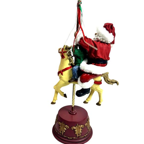 Clothtique Possible Dreams “Christmas Carousel” Music Box Figure - Picture 4 of 10